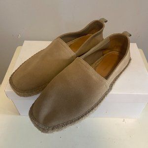 Club Monaco Men's Tan Suede Espadrilles Size 10 US